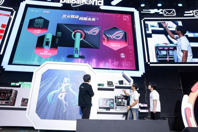 O姬x初音未来版电竞显示器双模新品闪耀登场开元棋牌试玩BW2025 ROG绝神 R(图3)